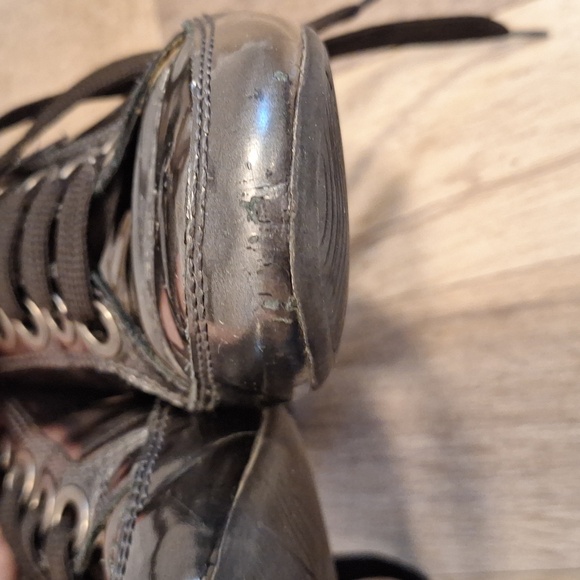 Mephisto women's leather trainers shoes size 7 black - Picture 9 of 11